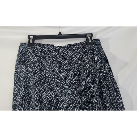 New Equipment Femme Climmie Ruffle Midi Skirt in Eclipse Medium - Picture 4 of 7
